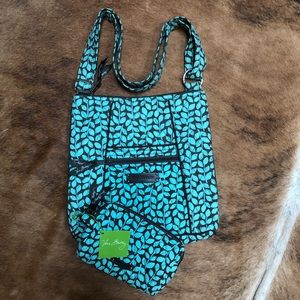 Vera Bradley Crossbody & Cosmetic Bag